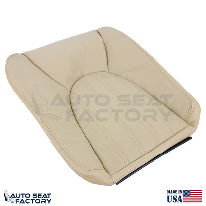 Fits 1997 - 2000 Jaguar XK8 Driver Side Top & Bottom Tan Leather Seat Covers - OEM-Style Replacement Seat Cover