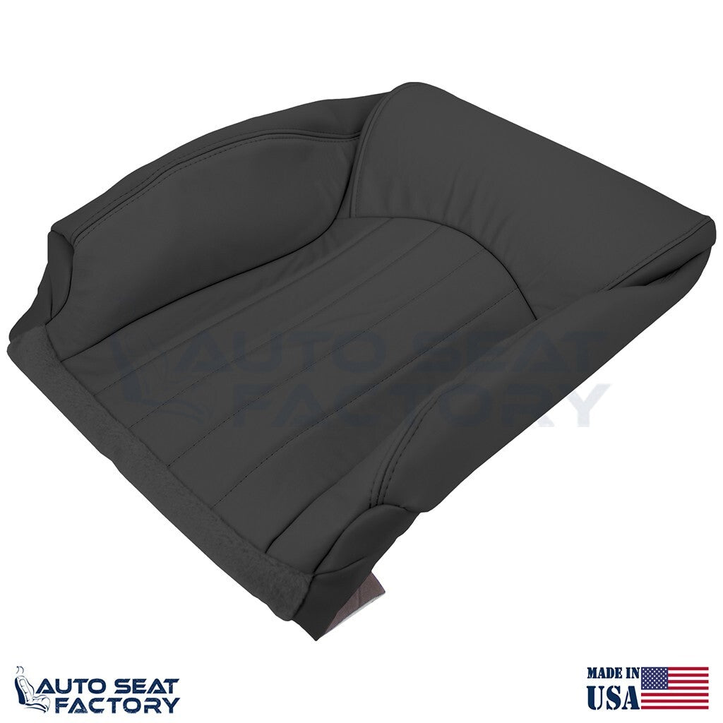 2014 - 2017 Fits Infiniti QX50 PASSENGER Side Top Black Vinyl Seat Cover - OEM-Style Replacement Seat Cover