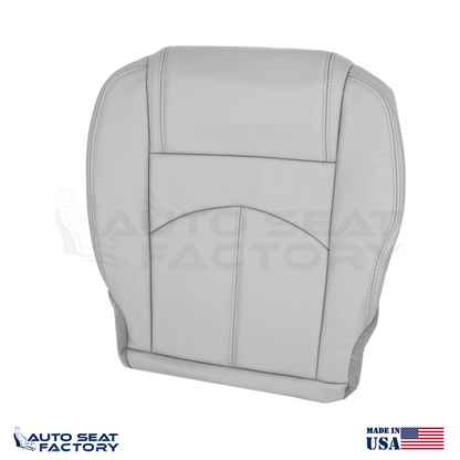 Fits 2013 - 2017 GMC Acadia Driver Bottom Solid Lt. Titanium Vinyl Seat Cover - OEM-Style Replacement Seat Cover