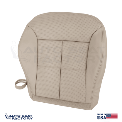 Fits 2007 - 2010 Lincoln MKX Perforated Driver Bottom Cashmere Vinyl Seat Cover - OEM-Style Replacement Seat Cover