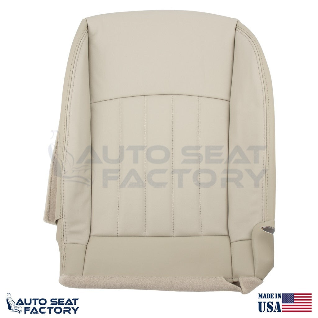 2014 - 2017 Fits Infiniti QX50 PASSENGER Side Bottom Wheat Leather Seat Cover - OEM-Style Replacement Seat Cover