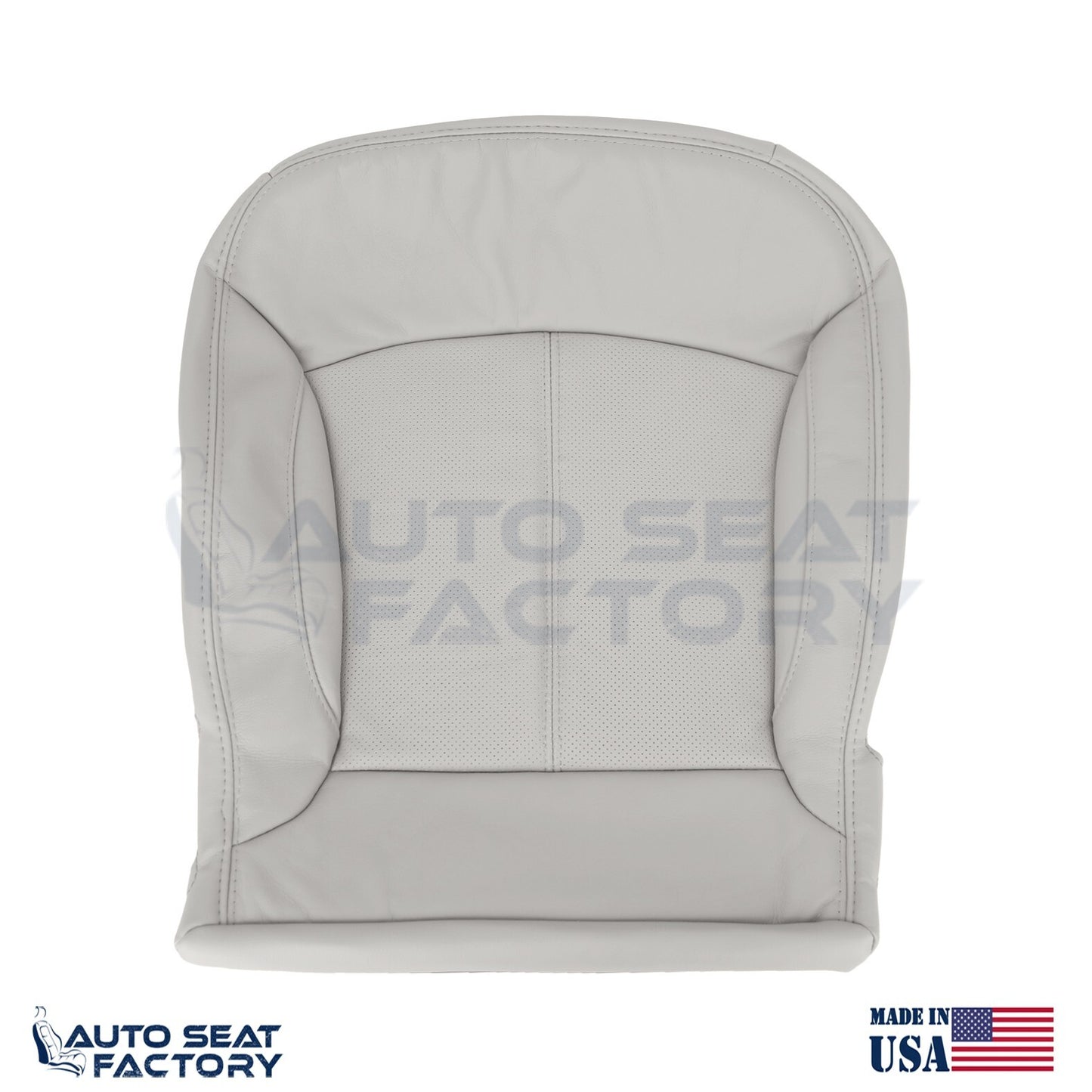 Fits 2010 -2013 Buick LaCrosse Left & Right Bottom Gray Vinyl Seat Covers, Perf. - OEM-Style Replacement Seat Cover