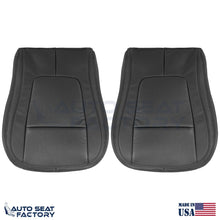 2009 - 2015 Fits Jaguar XF X2 Lower LEFT & RIGHT Black Vinyl Seat Covers, Perf - OEM-Style Replacement Seat Cover