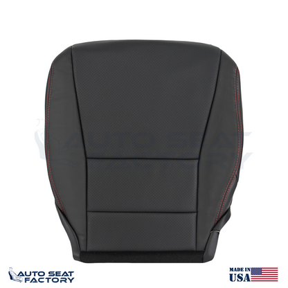 Vinyl Driver Side Bottom Seat Cover Perforated Fits 2013 - 2017 Honda Accord - OEM-Style Replacement Seat Cover