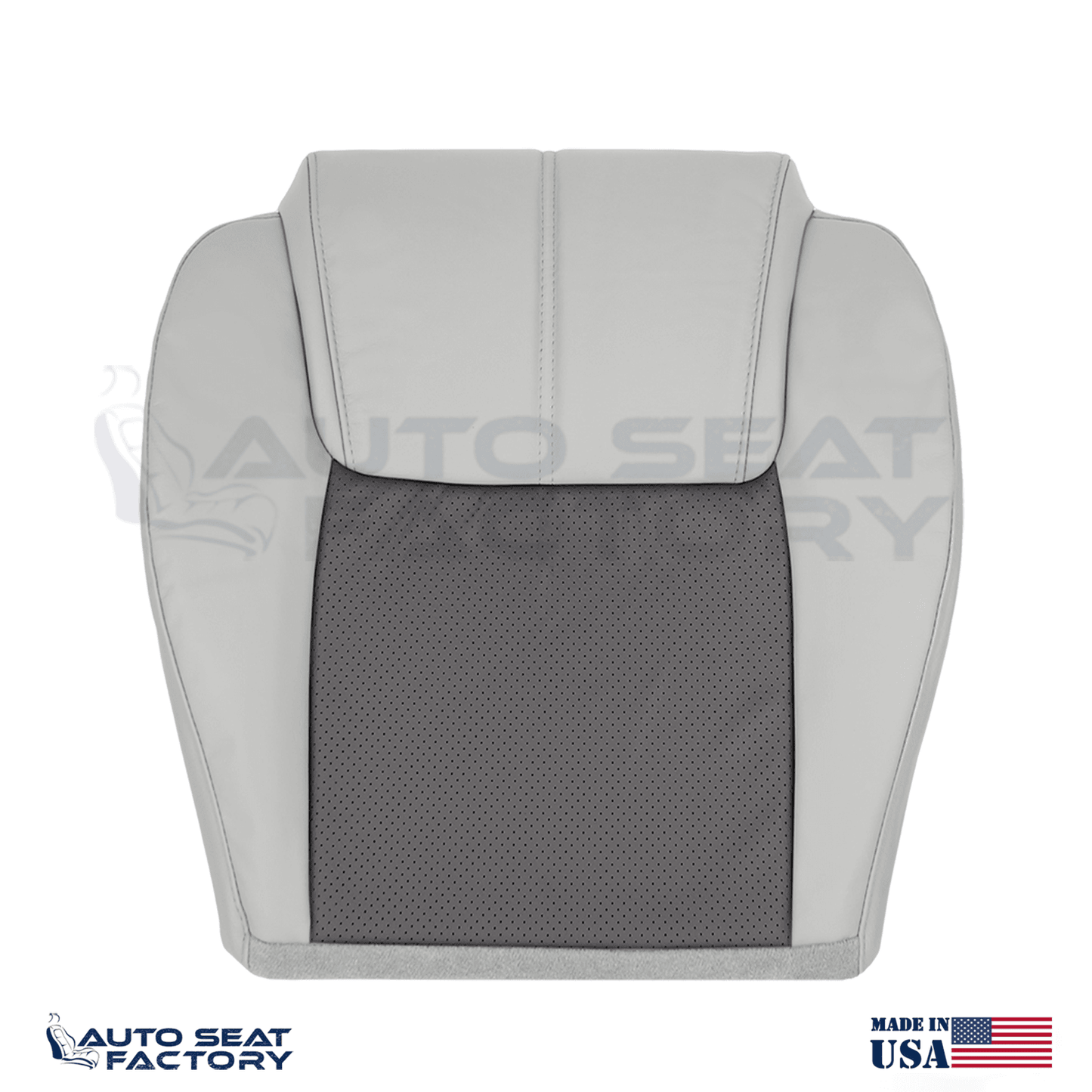 Fits 2006 - 2010 Jeep Commander Driver Side Bottom Leather Perforated Seat Cover - OEM-Style Replacement Seat Cover