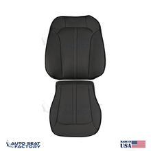 2011 - 2015 Lincoln MKX Perforated Driver Top & Bottom Black Vinyl Seat Covers - OEM-Style Replacement Seat Cover