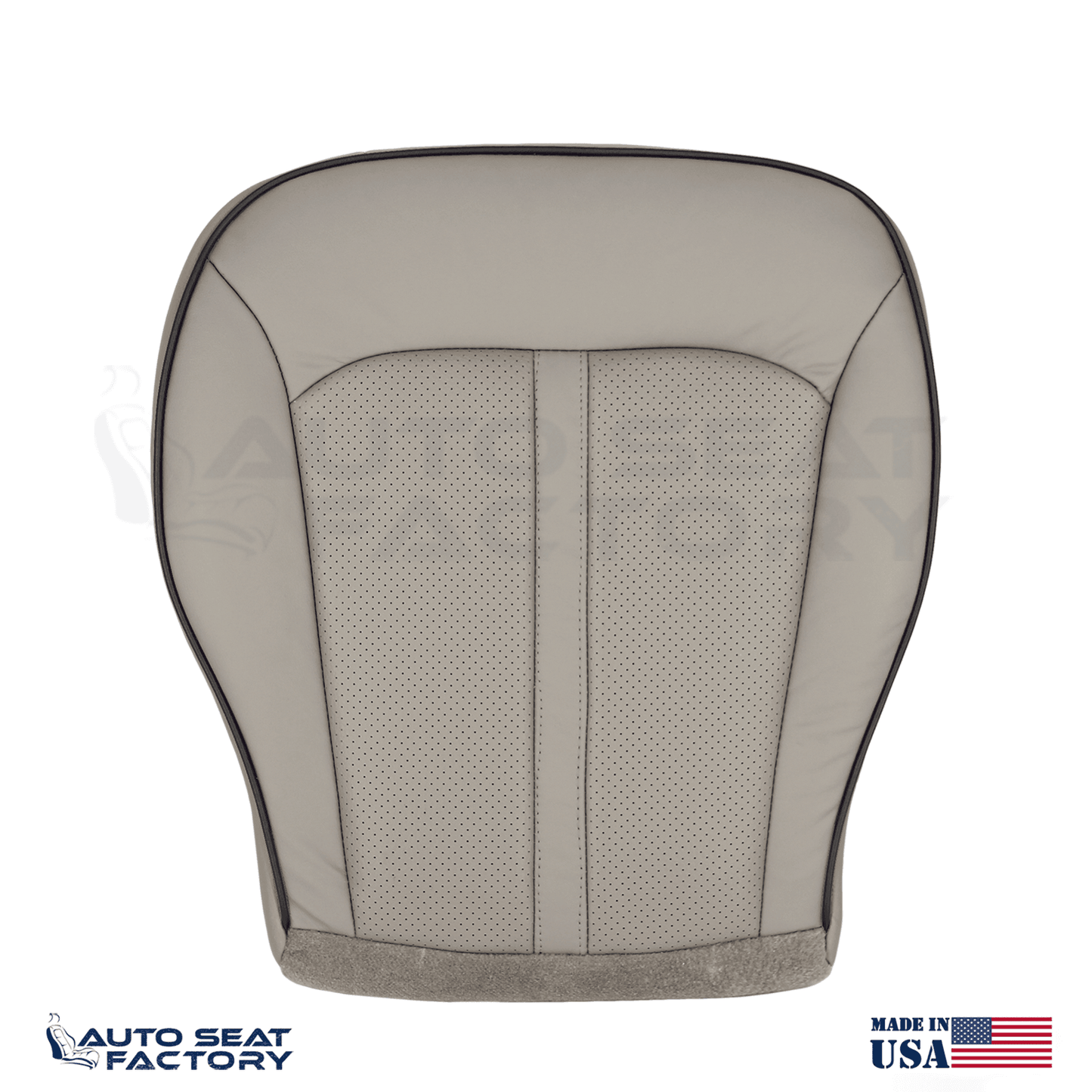 Fits 2011 - 2015 Lincoln MKX PASSENGER Bottom Perforated Seat Cover - OEM-Style Replacement Seat Cover