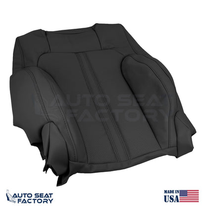 Fits 2009 - 2012 Lincoln MKS PASSENGER Top Black Vinyl Seat Cover, Perforated - OEM-Style Replacement Seat Cover