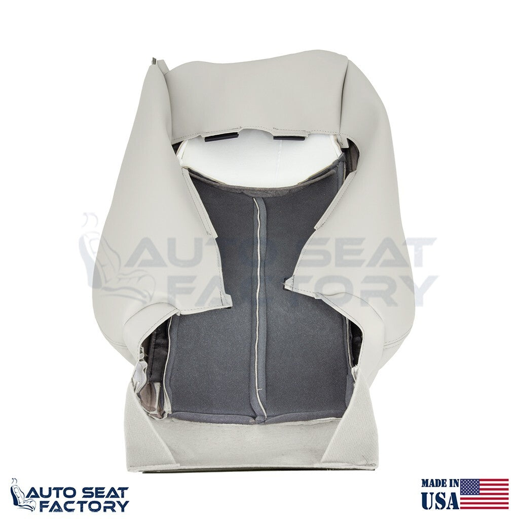 2009 - 2013 Fits Infiniti G37 CONVERTIBLE Front 4PC Gray Vinyl Seat Cover, Perf. - OEM-Style Replacement Seat Cover