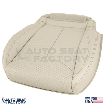 2009 - 2013 Fits Infiniti G37 CONVERTIBLE RIGHT Bottom Tan VL Seat Cover, Perf. - OEM-Style Replacement Seat Cover