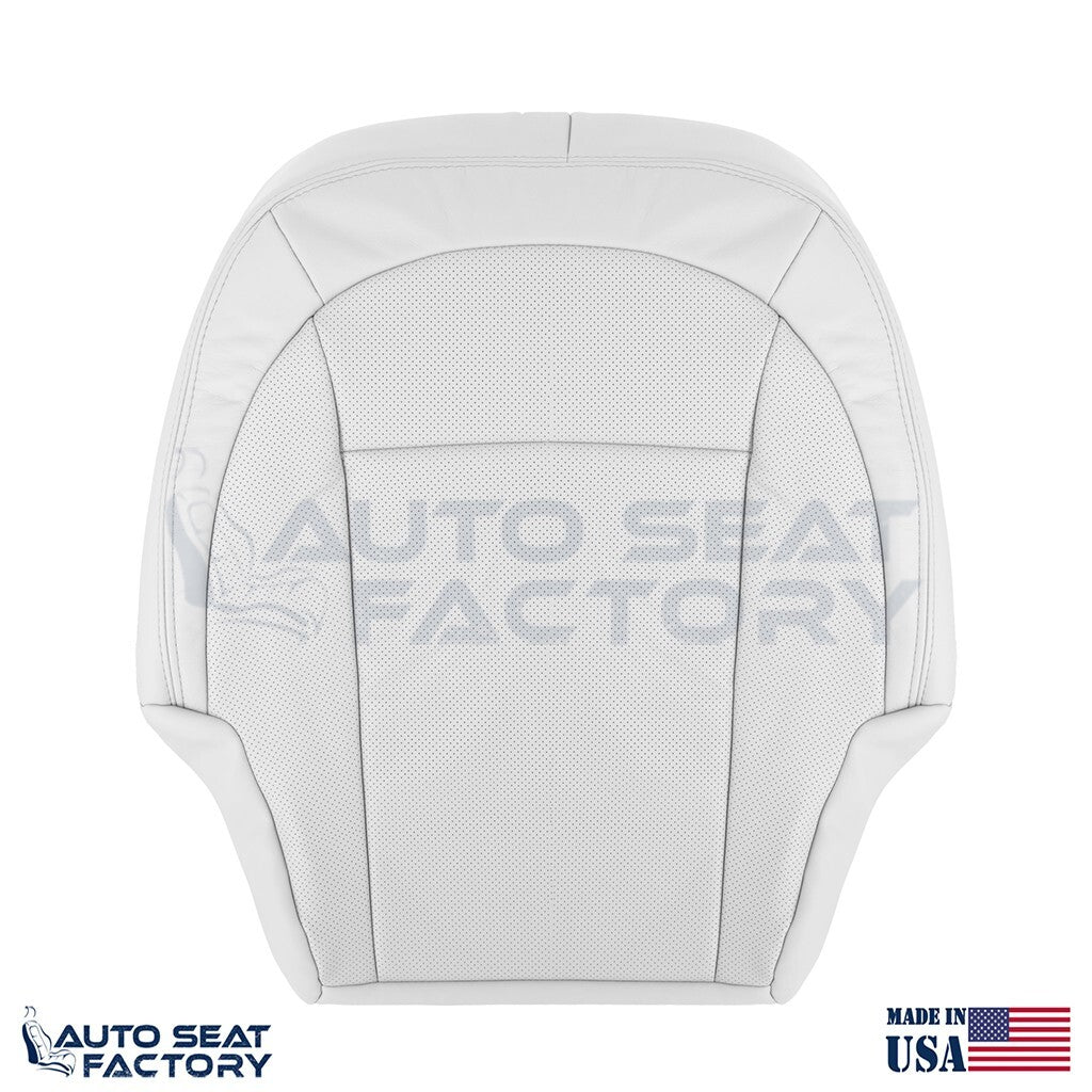 2011 - 2013 Fits Nissan Rogue Driver Top Perforated Gray Vinyl Seat Cover - OEM-Style Replacement Seat Cover