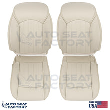2014 - 2017 Fits Infiniti QX50 Front Driver Passenger Wheat Leather Seat Covers - OEM-Style Replacement Seat Cover