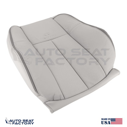 2006 - 2010 Fits Infiniti M45 M35 Left & Right Top Gray Vinyl Seat Cover, Perf. - OEM-Style Replacement Seat Cover