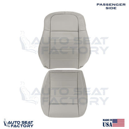 Fits 2006 - 2008 Dodge Magnum PASSENGER Top & Bottom Graystone Vinyl Seat Covers - OEM-Style Replacement Seat Cover