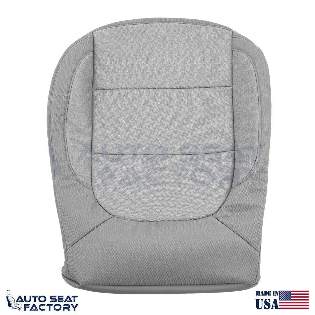 2019 - 2022 Chevy Silverado/ GMC Sierra Driver Bottom Gray Cloth Seat Cover - OEM-Style Replacement Seat Cover