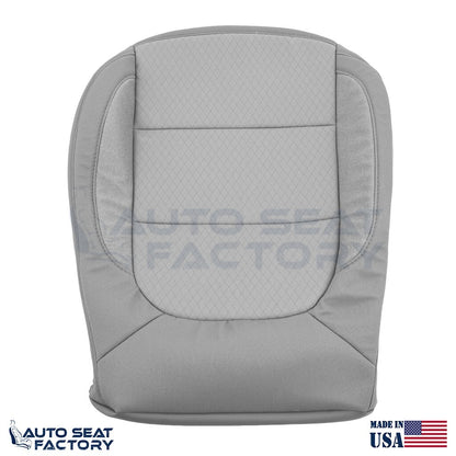 2019 - 2022 Chevy Silverado/ GMC Sierra Driver Bottom Gray Cloth Seat Cover - OEM-Style Replacement Seat Cover
