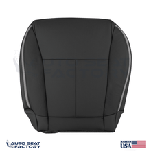 2006 - 2010 Fits Infiniti M45 M35 Driver Bottom Black Leather Seat Cover, Perf. - OEM-Style Replacement Seat Cover