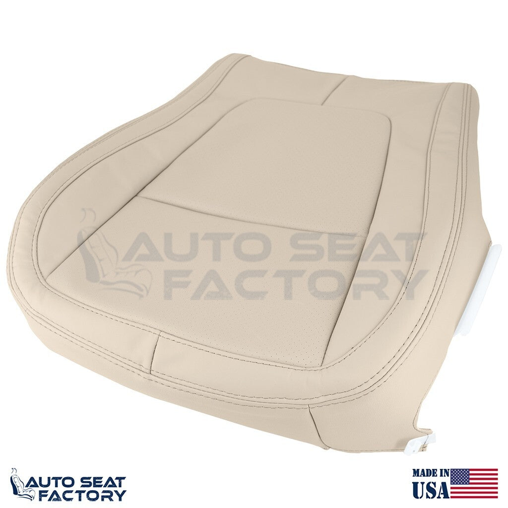 2009 - 2015 Fits Jaguar XF X2 Lower LEFT & RIGHT Tan Leather Seat Covers, Perf - OEM-Style Replacement Seat Cover