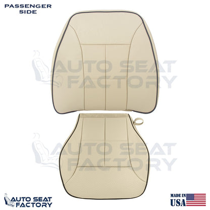 Fits 2007 - 2010 Lincoln MKX Cashmere Vinyl Seat Covers w/ Piping, Perforated - OEM-Style Replacement Seat Cover