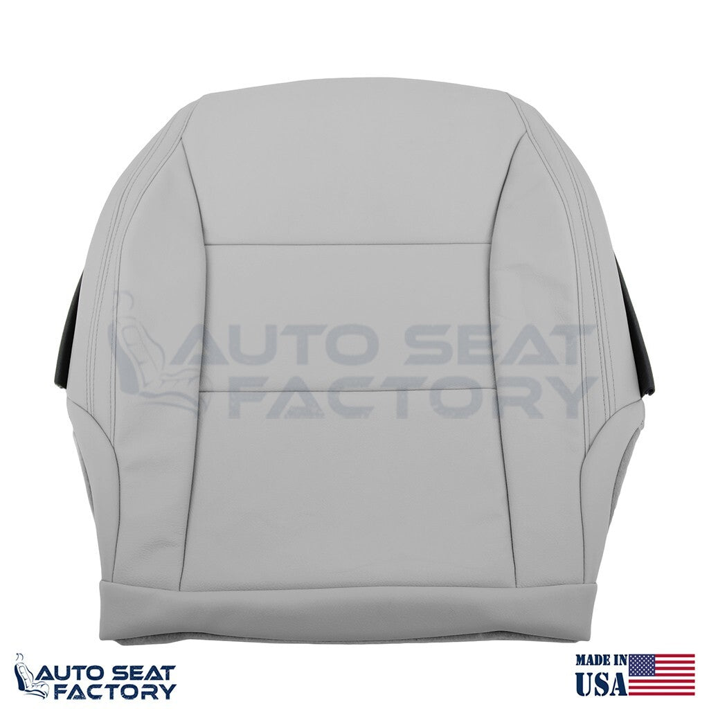 For 2014 2015 Mercedes Benz CLA 250 Left & Right Bottom Gray Vinyl Seat Covers - OEM-Style Replacement Seat Cover