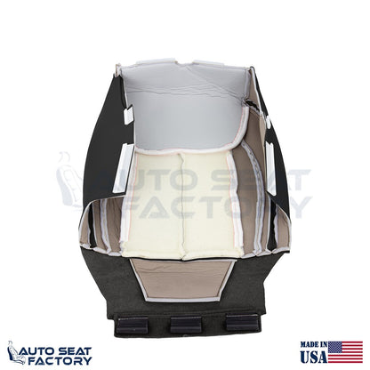 Fits 2006 - 2011 Cadillac DTS Driver Bottom Black Vinyl Seat Cover, Perf. - OEM-Style Replacement Seat Cover