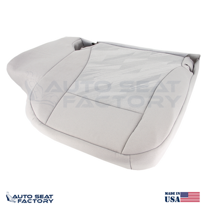 2004 2005 2006 Chevy Colorado Front Driver Split Bench 60 Gray Cloth Seat Cover - OEM-Style Replacement Seat Cover