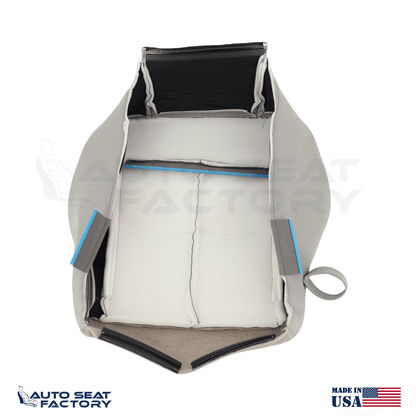 Fits 2007 - 2010 Lincoln MKX Perforated PASSENGER Bottom Gray Vinyl Seat Cover - OEM-Style Replacement Seat Cover