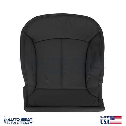 Fits 2010 - 2013 Buick LaCrosse RIGHT Top & Bottom Blk Vinyl Seat Covers, Perf. - OEM-Style Replacement Seat Cover