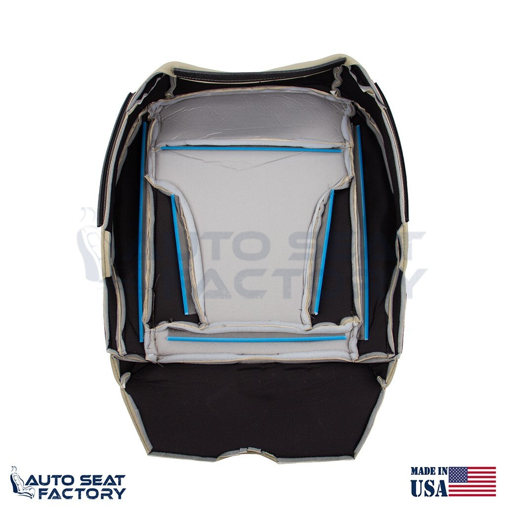 Replacement Fits 2013 - 2017 Audi Q5 PASSENGER Bottom Beige Vinyl Seat Cover - OEM-Style Replacement Seat Cover