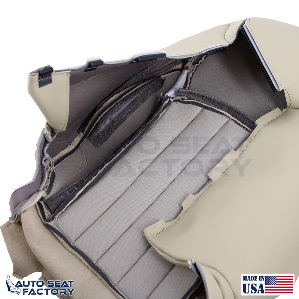 2014 - 2017 Fits Infiniti QX50 Front Driver Passenger Wheat Vinyl Seat Covers - OEM-Style Replacement Seat Cover