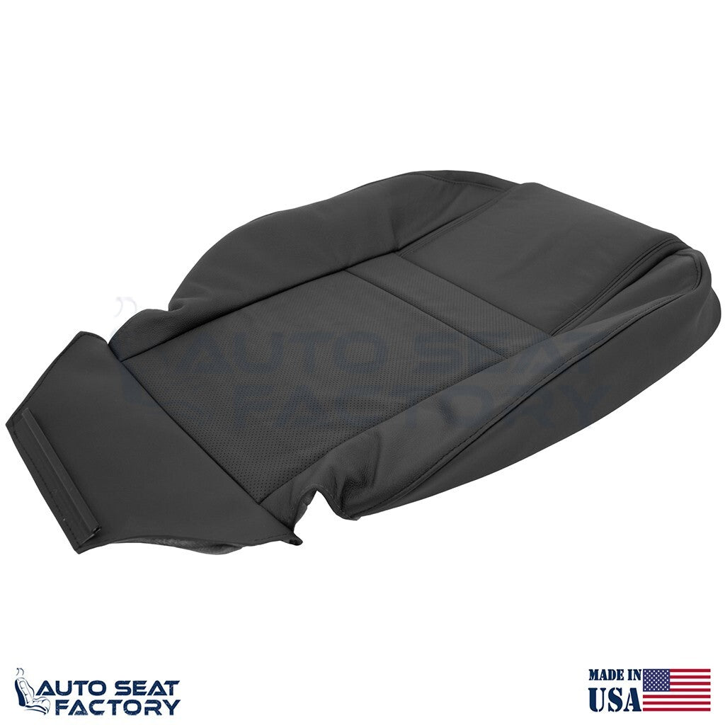 For 2006 2007 Chevy Monte Carlo Left & Right Perf Black Vinyl Seat Covers 4PCS - OEM-Style Replacement Seat Cover