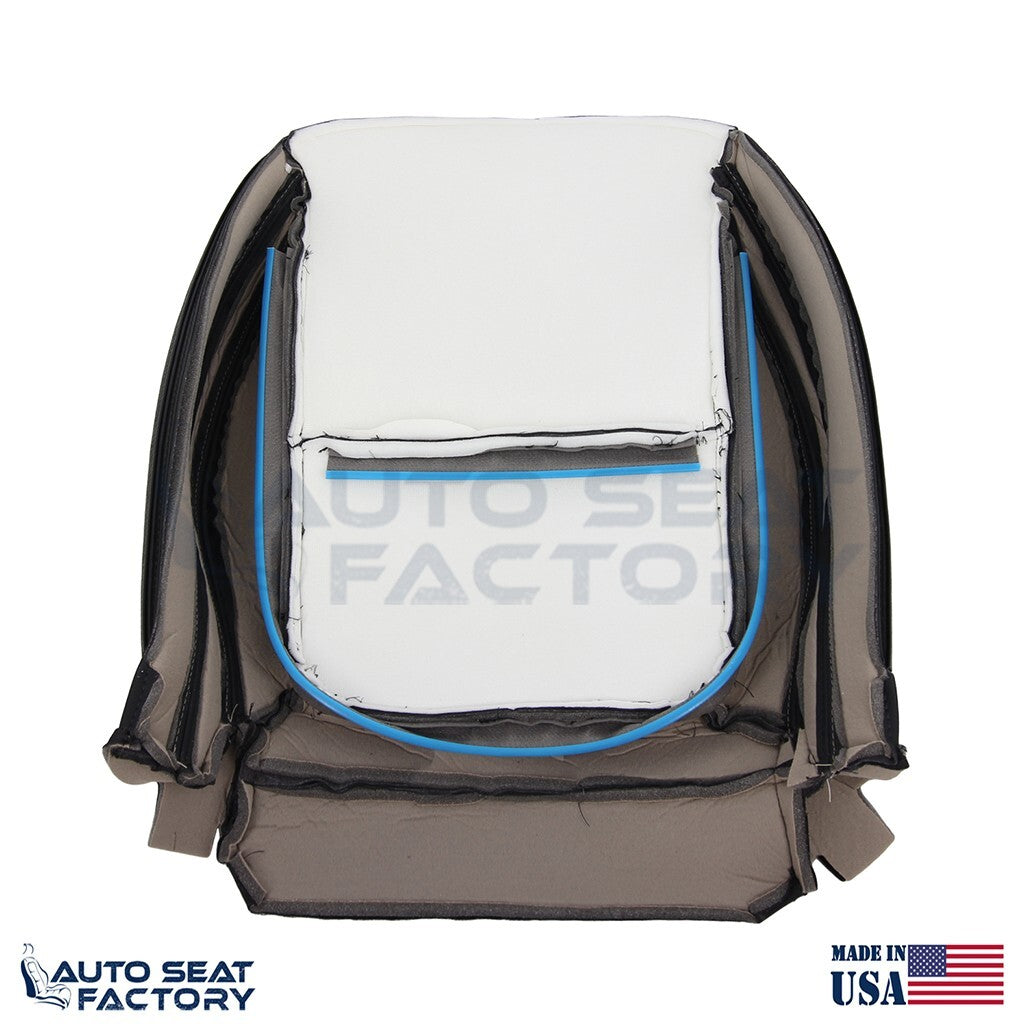 Fits 2012 - 2016 Mercedes Benz SLK PASSENGER Bottom Black Vinyl Seat Cover - OEM-Style Replacement Seat Cover