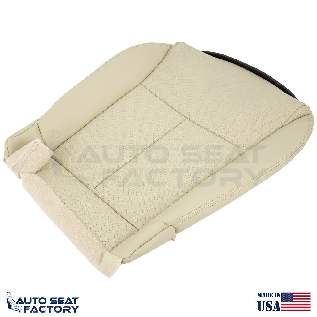 2006 - 2010 Fits Infiniti M45 M35 Bottom Wheat Vinyl Seat Covers. Perforated 2PC - OEM-Style Replacement Seat Cover