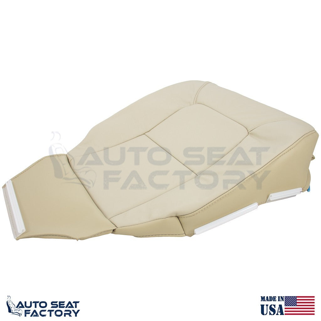 Replacement Fits 2007 - 2016 Volvo S80 PASSENGER Bottom Tan Vinyl Seat Cover - OEM-Style Replacement Seat Cover