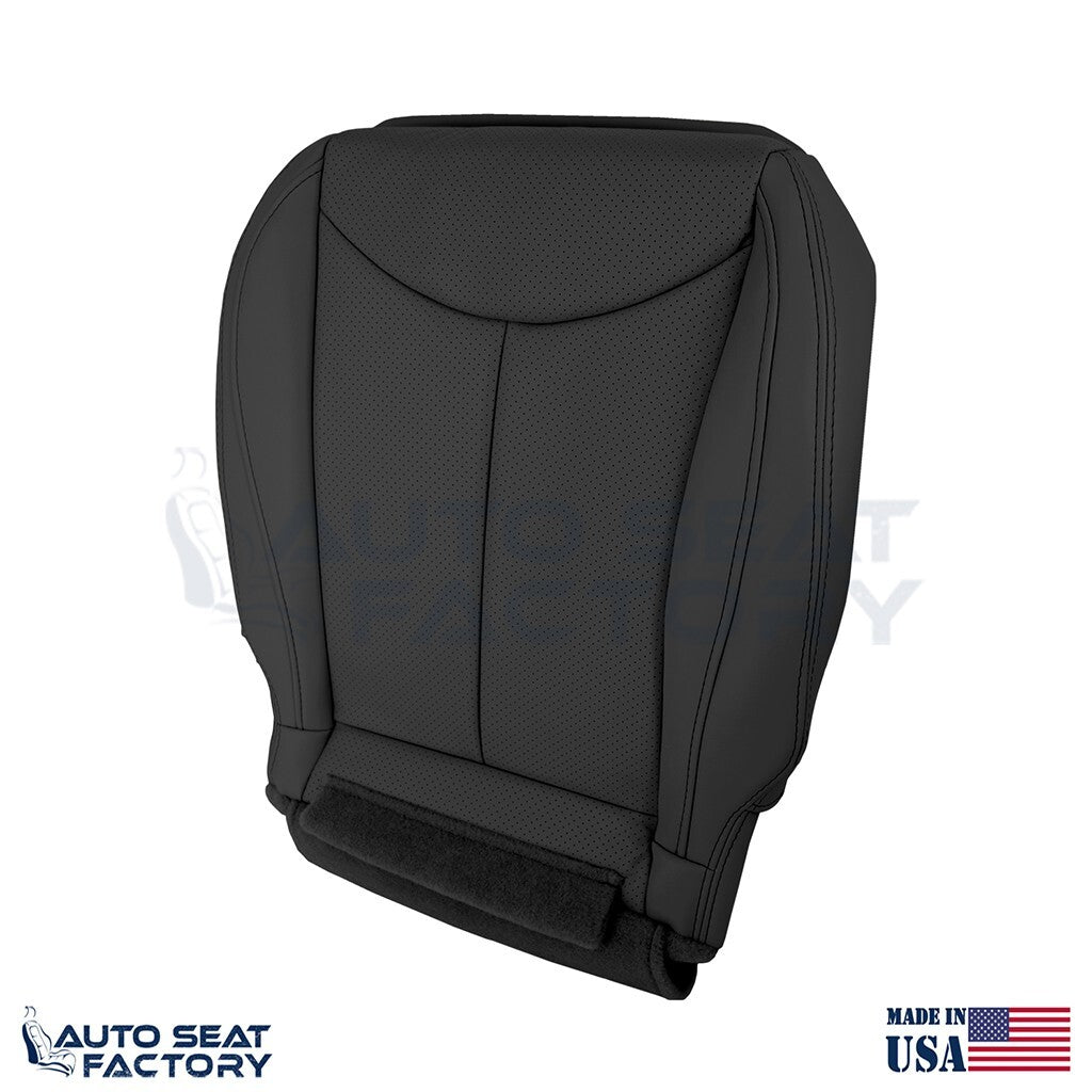 2009 - 2013 Fits Infiniti G37 CONVERTIBLE Lower RIGHT Black VL Seat Cover, Perf. - OEM-Style Replacement Seat Cover