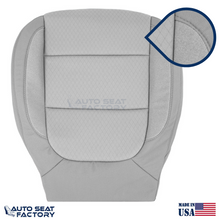 2019 -2022 Chevy Silverado GMC Sierra LEFT & RIGHT Bottom Gray Cloth Seat Covers - OEM-Style Replacement Seat Cover