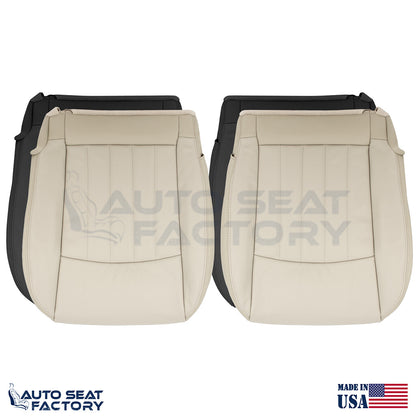 2014 - 2017 Fits Infiniti QX50 LEFT & RIGHT Bottom Leather Seat Covers - OEM-Style Replacement Seat Cover