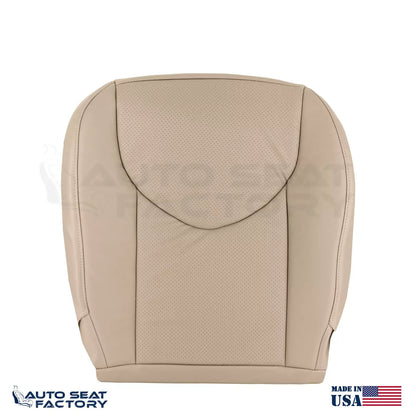 2009 - 2012 Fits Toyota RAV4 Front Left Right BEIGE Leather Seat Cover, Perf. - OEM-Style Replacement Seat Cover