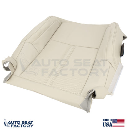 Fits 2009 - 2012 Lincoln MKS RIGHT Bottom Cashmere Vinyl Seat Cover, Perforated - OEM-Style Replacement Seat Cover