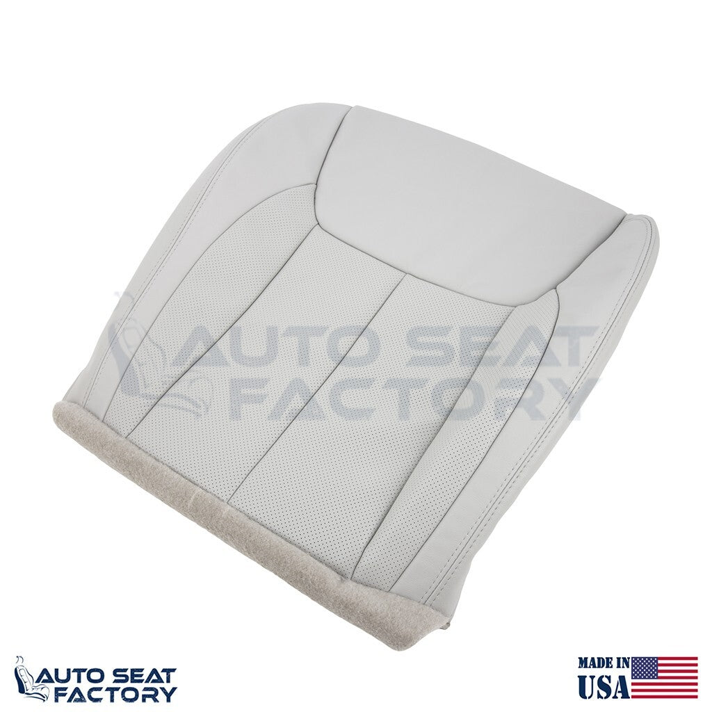 Fits 2006 - 2011 Cadillac DTS Driver Bottom Titanium Vinyl Seat Cover, Perf. - OEM-Style Replacement Seat Cover