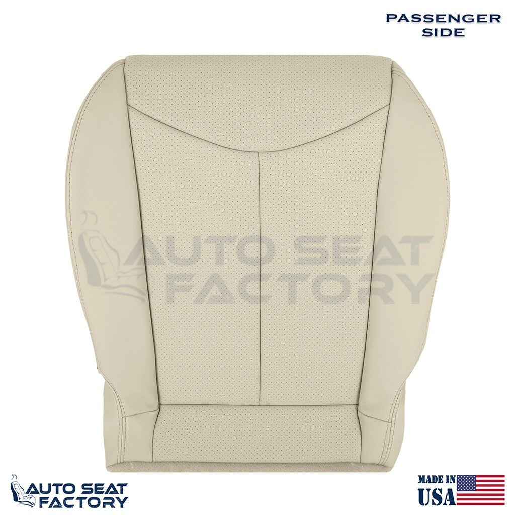 2009 - 2013 Fits Infiniti G37 Coupe PASSENGER Bottom Tan Vinyl Seat Cover, Perf. - OEM-Style Replacement Seat Cover
