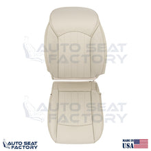 2014 - 2017 Fits Infiniti QX50 Driver Top & Bottom Wheat Vinyl Seat Covers - OEM-Style Replacement Seat Cover
