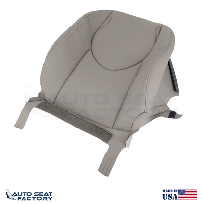 2006 - 2008 Fits Toyota RAV4 Perforated PASSENGER Taupe Vinyl Seat Covers 2PCS - OEM-Style Replacement Seat Cover