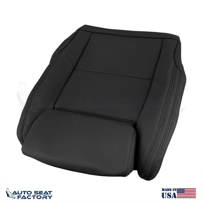 Replacement Fits 2016 - 2019 Mercedes CLA Driver Bottom Black Seat Cover - OEM-Style Replacement Seat Cover