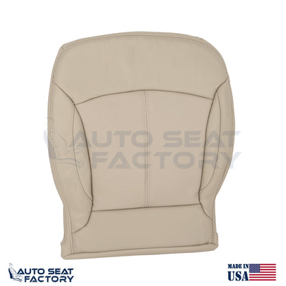 Fits 2010 - 2013 Buick LaCrosse RIGHT Top & Bottom Tan Leather Seat Covers, Perf - OEM-Style Replacement Seat Cover