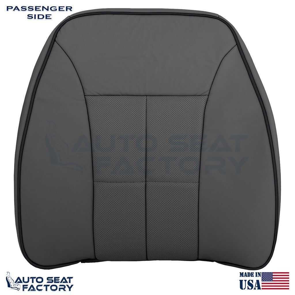 Fits 2007 - 2010 Lincoln MKX Black Vinyl Seat Covers w/ Piping, Perforated - OEM-Style Replacement Seat Cover