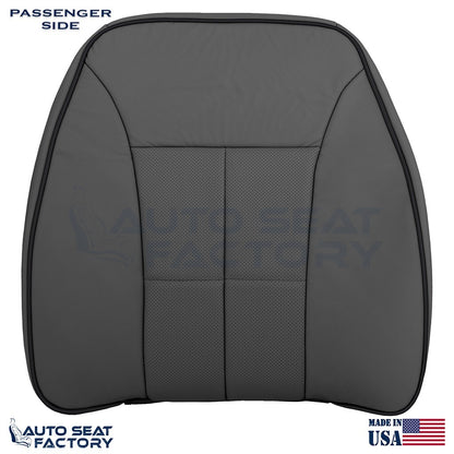 Fits 2007 - 2010 Lincoln MKX Black Vinyl Seat Covers w/ Piping, Perforated - OEM-Style Replacement Seat Cover