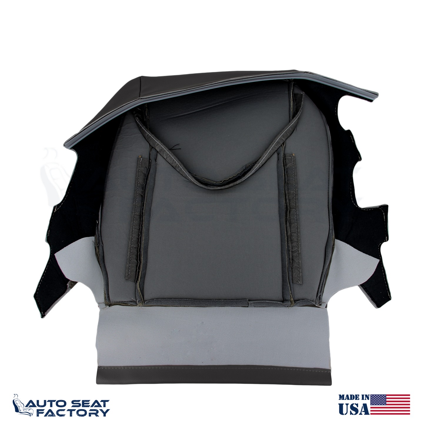 2006 - 2012 Fits Toyota RAV4 Perforated Driver Bottom Black Vinyl Seat Cover - OEM-Style Replacement Seat Cover