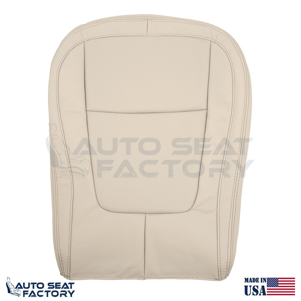 2009 - 2015 Fits Jaguar XF X2 PASSENGER Bottom Tan Leather Seat Cover, Perf. - OEM-Style Replacement Seat Cover