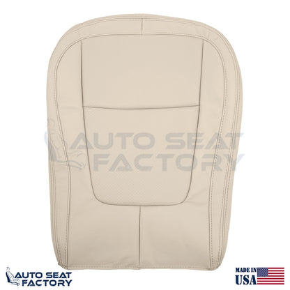 2009 - 2015 Fits Jaguar XF X2 PASSENGER Bottom Tan Leather Seat Cover, Perf. - OEM-Style Replacement Seat Cover
